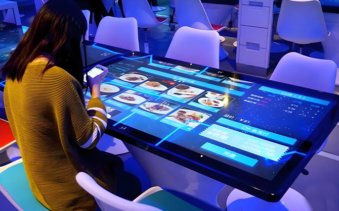 智慧餐廳訂餐圖片，智慧餐廳方案設計稿圖片，點餐系統小程序圖片