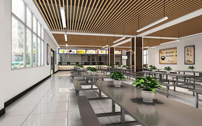 食堂溫馨場所環境圖片