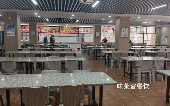 味萊客公司承包單位食堂