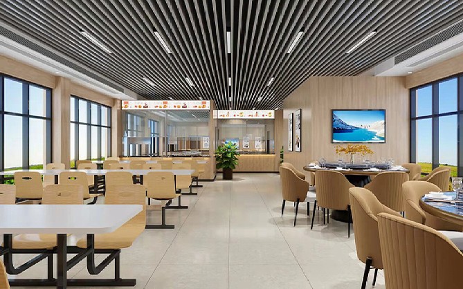 單位內部食堂圖片