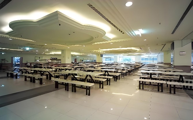 惠安縣核電站工地食堂職工餐廳環(huán)境圖片