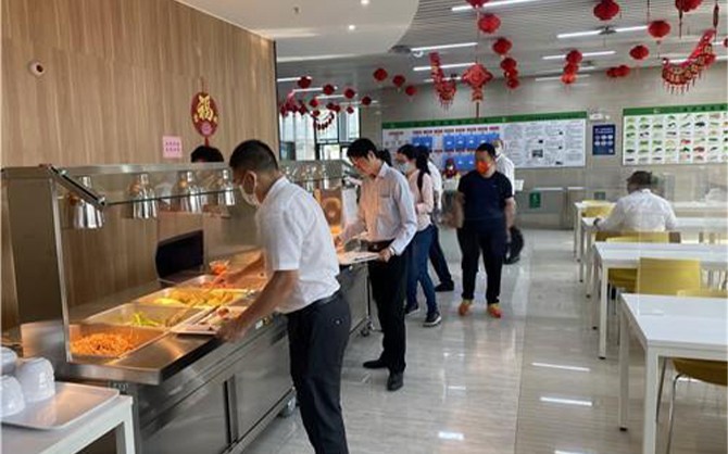 食堂自助餐圖片
