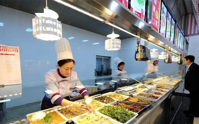 食堂承包快餐配送圖片