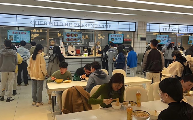 大學(xué)食堂圖片