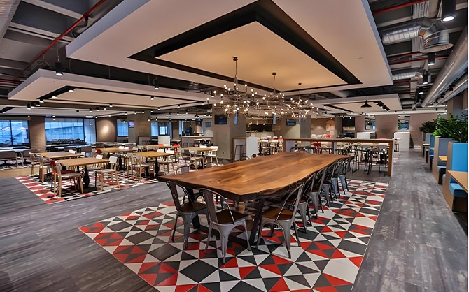 員工食堂環境圖片